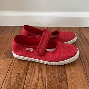 Cienta Red Sparkle 34 3 Mary Janes Girls Shoes